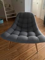 MADE fauteuil grijs Kolton, Huis en Inrichting, 75 tot 100 cm, Zo goed als nieuw, 100 tot 125 cm, Ophalen