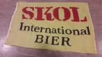 SKOL International bier vlag 145 x 92 cm, Verzamelen, Biermerken, Nieuw, Overige merken, Ophalen of Verzenden