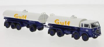 Brekina 58457 Fiat 690 Millepiedi Tanklastzug Gulf beschikbaar voor biedingen