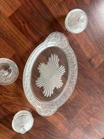 Art Deco kristallen vanity set in de stijl van Lalique/Daum, Antiek en Kunst, Ophalen of Verzenden