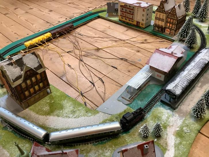Mintrix set voor onder kerstboom, Hobby en Vrije tijd, Modeltreinen | H0, Gebruikt, Treinset, Gelijkstroom, Trix, Analoog, Ophalen