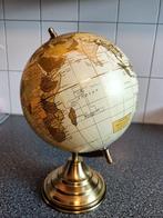 Wereldbol / Globe - Goudkleurig, Huis en Inrichting, Woonaccessoires | Overige, Ophalen of Verzenden, Nieuw
