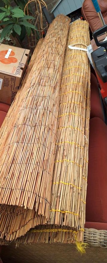 3 rietmatten 2.00 x 5.00 meter NIEUW beschikbaar voor biedingen