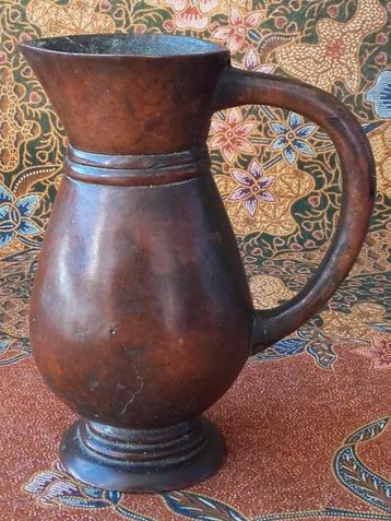Mooie zware antieke kan uit Engeland 14,8 cm. uit 1870. beschikbaar voor biedingen