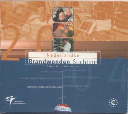 Goede doelen jaarset 2004 Nederland Brandwondenstichting, Postzegels en Munten, Munten | Europa | Euromunten, Setje, Overige waardes