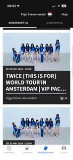 Kpop Twice In Amsterdam 30 Mei 2026 ziggo dome, Tickets en Kaartjes, Evenementen en Festivals, Twee personen