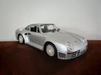 Tonka 1:18 Schaalmodel – Porsche 959 – Zilver, Ophalen of Verzenden, Gebruikt, Auto, Overige merken