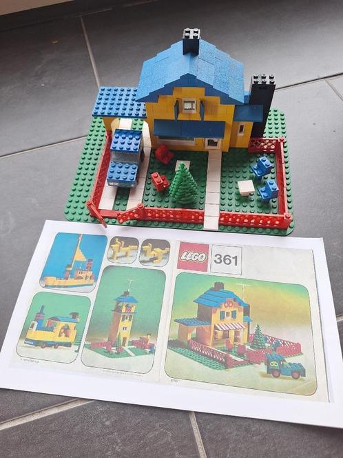 LEGO 361 - Tea Garden Cafe with Baker's Van (1973), Kinderen en Baby's, Speelgoed | Duplo en Lego, Zo goed als nieuw, Lego, Complete set