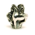 Trollbead paarden TAGBE-30075 retired, 1 bedel, Ophalen of Verzenden, Zilver, Trollbeads