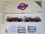 Liliput 216 02 - Open Goederenwagon Set "Linz" van de DRG, Gelijkstroom, Wagon, Ophalen of Verzenden, Zo goed als nieuw