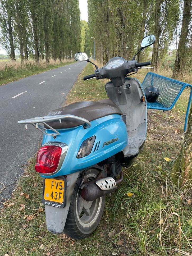 SYM FIDDLE 2, Fietsen en Brommers, Snorfietsen en Snorscooters, Gebruikt, SYM, Benzine, Ophalen