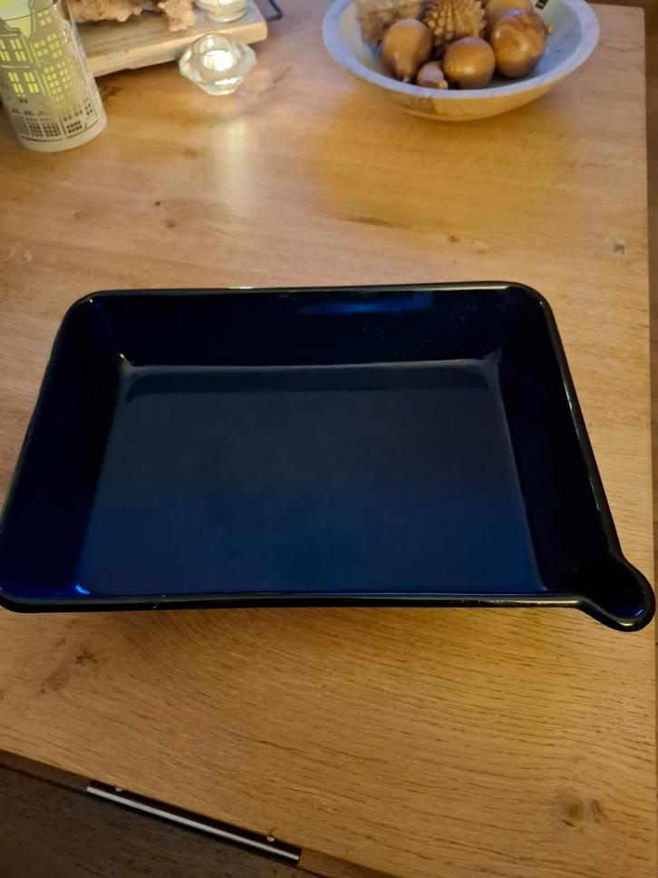 Emaille Braadslede met Afgiet - Nieuw 36,5x25cm, Huis en Inrichting, Keuken | Servies, Nieuw, Overige materialen, Ophalen of Verzenden
