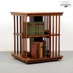 Antieke Engelse boekenmolen boekenkast etagère bijzettafel, Gebruikt, Ophalen