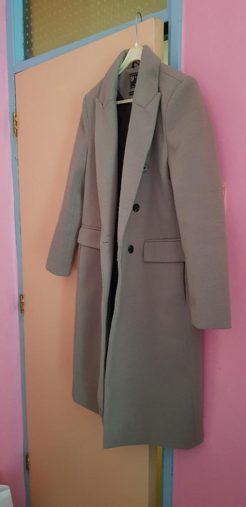 Manteljas, Kleding | Dames, Jassen | Winter, Ophalen, Zo goed als nieuw, Zwart