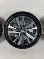 Originele Peugeot 3008 5008 408 velgen 19" 5x108 zomerset, Auto-onderdelen, Banden en Velgen, Gebruikt, Banden en Velgen, Niet ingevuld