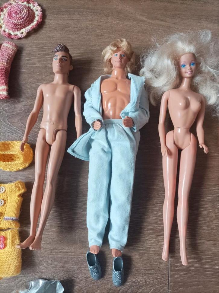 Barbie en Ken Mattel 1966, Verzamelen, Poppen, Gebruikt, Pop, Ophalen of Verzenden