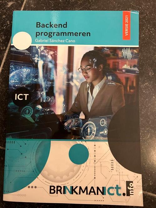 Backend programmeren versie 2021, Boeken, Schoolboeken, Zo goed als nieuw, Nederlands, Overige niveaus, Ophalen of Verzenden