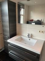 Badkamermeubel set met wastafel, kast en spiegel, Ophalen, 50 tot 100 cm, Zo goed als nieuw, 25 tot 50 cm