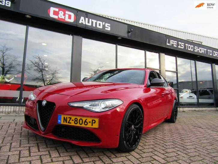 Alfa Romeo Giulia 2.0 TURBO AUT UNIEK SPORTIEVE QV UITV 2017, Auto's, Alfa Romeo, Bedrijf, Te koop, Giulia, ABS, Achteruitrijcamera