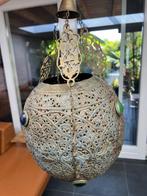 Arabisch marokkaans brons lantaarn lamp geoxideerd vintage, Huis en Inrichting, Lampen | Hanglampen, Verburgt Vintage, Gebruikt
