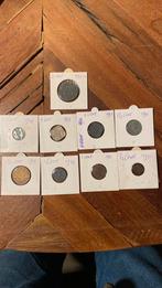 Munten 1941 / 1942 / 1943 / 1930, Postzegels en Munten, Munten | Nederland, Ophalen of Verzenden, Koningin Wilhelmina