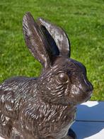 KONIJN / HAAS / GIETIJZER / tuinbeeld, Tuin en Terras, Tuinbeelden, Nieuw, Metaal, Info@huisentuindecoratiemarie.nl, Dierenbeeld