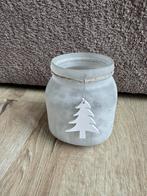 Sfeervolle glazen pot met kerstboom, Ophalen of Verzenden