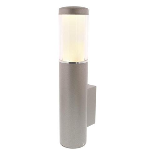 in-lite Liv wandlamp Rose Silver, Tuin en Terras, Buitenverlichting, Nieuw, Wandlamp, Aluminium, Minder dan 50 watt, Netvoeding