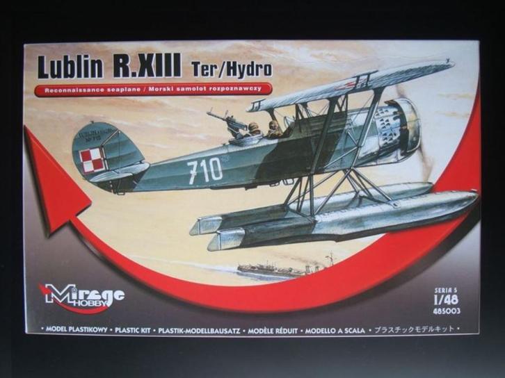 Mirage-Hobby 485003 Lublin R.XIII Ter / Hydro [Morski samolo, Hobby en Vrije tijd, Modelbouw | Auto's en Voertuigen, Nieuw, Auto