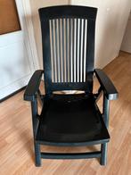 2 Tuinstoelen Jardin donkergroen, Tuin en Terras, Ophalen, Gebruikt, Kunststof
