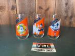 3 vintage jaren 80 Fanta glazen in samenwerking met Disney, Verzamelen, Glas en Borrelglaasjes, Ophalen of Verzenden, Zo goed als nieuw