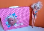 Barbie koffertje met barbie, Gebruikt, Ophalen of Verzenden