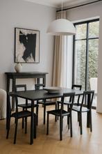 Set van 6 Ycami Regia stoelen - Italiaans design, Huis en Inrichting, Stoelen, Ophalen, Gebruikt, Zwart, Mid-Century