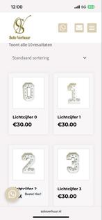 Lichtcijfers voor een feestelijke sfeer, Ophalen, Zo goed als nieuw