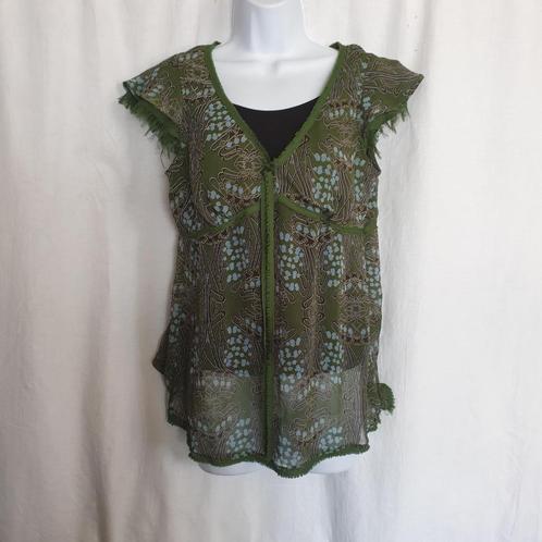 Leuk groen damesshirt mt M merk Esprit, Kleding | Dames, T-shirts, Zo goed als nieuw, Maat 38/40 (M), Groen, Korte mouw, Ophalen of Verzenden