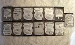 13x 500gb laptop hdd - uitvoerig gewist getest, Ophalen, Intern, Gebruikt, 500gb