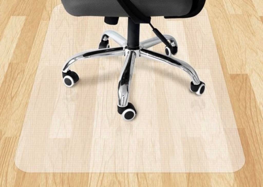 Transparante Bureaustoelmat - Vloerbescherming, Ophalen, Zo goed als nieuw, Rechthoekig, Overige kleuren