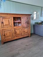 Antieke eikenhouten kast, Gebruikt, 100 tot 150 cm, Eikenhout, Ophalen of Verzenden