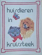 Borduurboek huisdieren in kruissteek, Verzenden, Zo goed als nieuw, Handborduren, Patroon