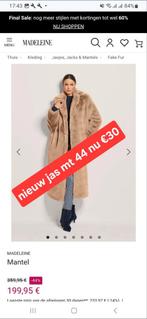 Nieuwe Madeleine mantel maat 44, Beige, Maat 42/44 (L), Nieuw, Ophalen of Verzenden