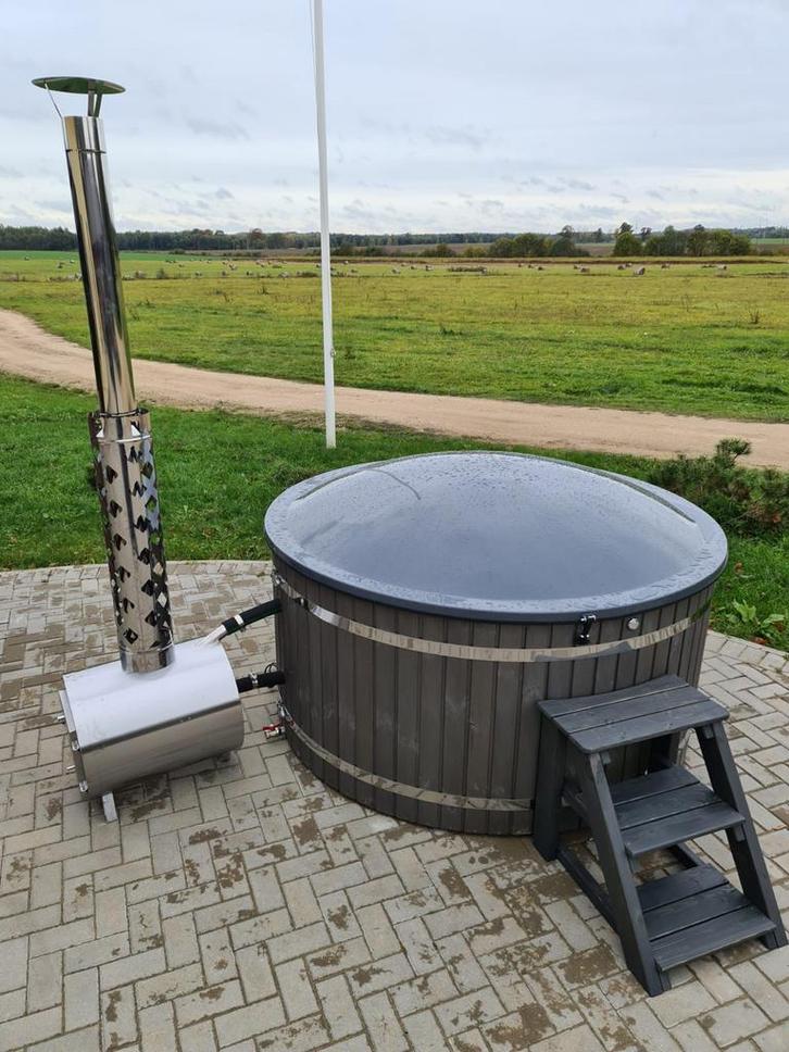 BLACK FRIDAY  Luxe hottub jets / verlichting. Complete set!, Tuin en Terras, Bubbelbaden en Hottubs, Nieuw, Vast, Trap, Ophalen of Verzenden