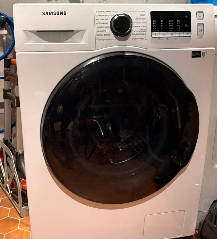 Samsung Wasmachine Was-droogcombinatie WD80TA049BE, Witgoed en Apparatuur, Wasmachines, Zo goed als nieuw, 6 tot 8 kg, 85 tot 90 cm