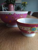 Lief lifestyle roze schaal 26 cm + gratis schaaltje, Huis en Inrichting, Keuken | Servies, Ophalen, Overige stijlen, Porselein