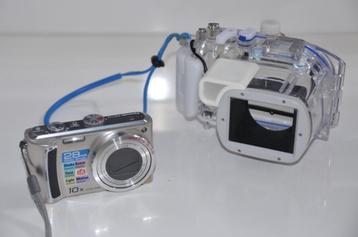 Panasonic DMW-MCTZ5 Onderwaterhuis met DMC-TZ4 camera. beschikbaar voor biedingen