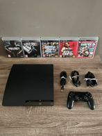 PlayStation 3 Slim bundel met 5 topgames, Spelcomputers en Games, Spelcomputers | Sony PlayStation 3, Ophalen of Verzenden, Met 1 controller