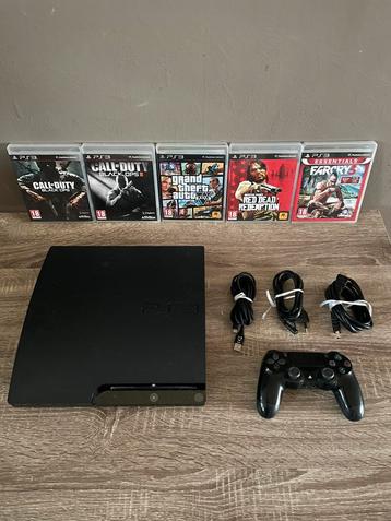 PlayStation 3 Slim bundel met 5 topgames beschikbaar voor biedingen