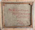 Jeugdherberg te Menton Z.Frankrijk gesigneerd., Antiek en Kunst, Ophalen of Verzenden