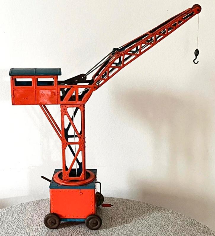 Joustra kraan blik  jaren 50/60 ., Verzamelen, Speelgoed, Gebruikt, Ophalen of Verzenden