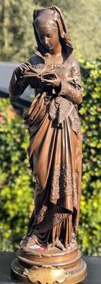 Antiek bronzen beeld 78 cm hoog, Ophalen