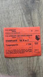 Oud ticket fc utrecht go ahead eagles 1982, Ophalen of Verzenden, Gebruikt, F.C. Utrecht, Overige typen